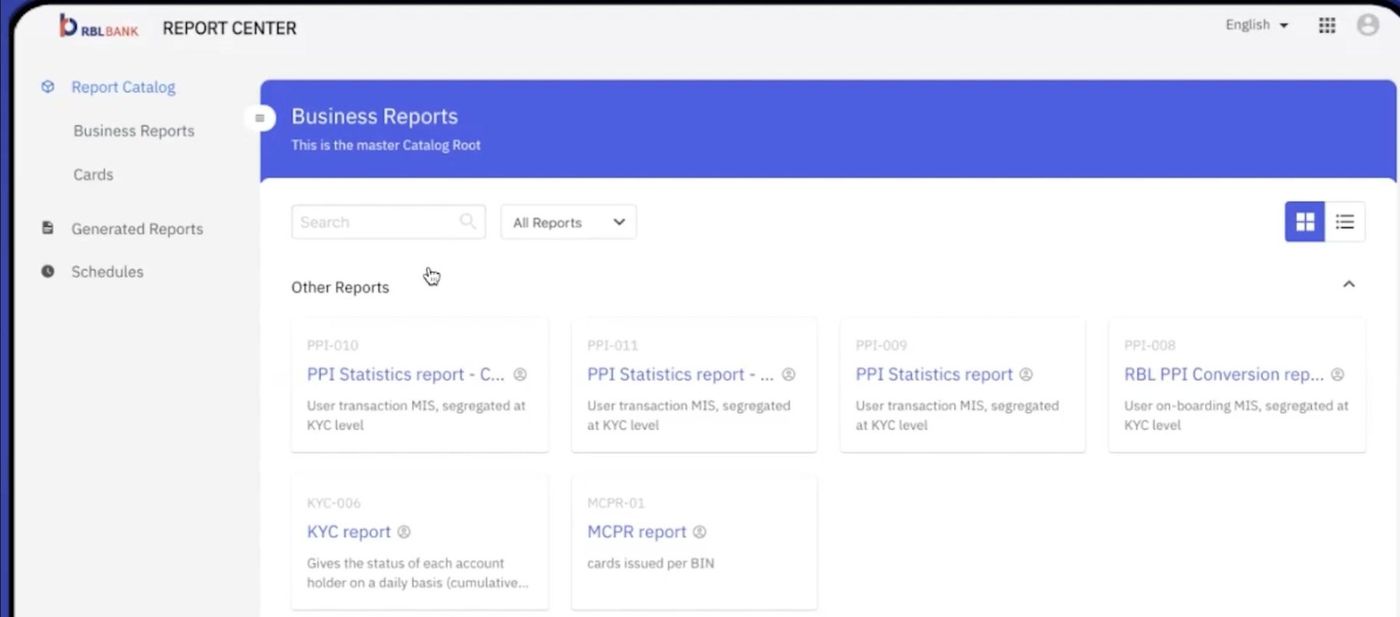 Other reports — statistics and conversion